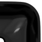 vidaXL Lavabo de vidrio negro 42x42x14 cm vidaXL Lavabo de vidrio negro 42x42x14 cm