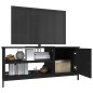 vidaXL Mueble de TV madera contrachapada negro 100x40x45 cm vidaXL Mueble de TV madera contrachapada negro 100x40x45 cm