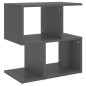 vidaXL Mesita de noche madera contrachapada gris 50x30x51,5 cm vidaXL Mesita de noche madera contrachapada gris 50x30x51,5 cm