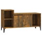 vidaXL Mueble para TV madera contrachapada roble ahumado 100x35x55 cm vidaXL Mueble para TV madera contrachapada roble ahumado 100x35x55 cm
