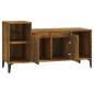 vidaXL Mueble para TV madera contrachapada roble ahumado 100x35x55 cm vidaXL Mueble para TV madera contrachapada roble ahumado 100x35x55 cm