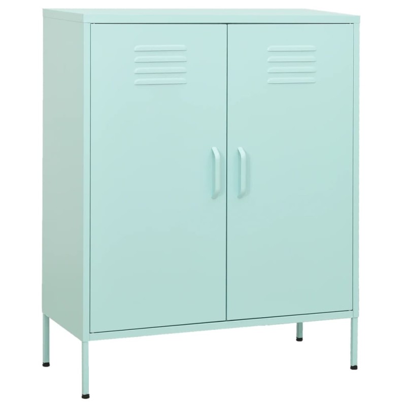vidaXL Armario de almacenamiento acero verde mint 80x35x101,5 cm vidaXL Armario de almacenamiento acero verde mint 80x35x101,5 cm