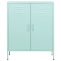 vidaXL Armario de almacenamiento acero verde mint 80x35x101,5 cm vidaXL Armario de almacenamiento acero verde mint 80x35x101,5 cm
