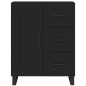 vidaXL Aparador de madera de ingeniería negro 69,5x34x90 cm vidaXL Aparador de madera de ingeniería negro 69,5x34x90 cm
