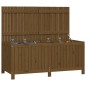 vidaXL Caja de almacenaje jardín madera pino marrón miel 147x68x64 cm vidaXL Caja de almacenaje jardín madera pino marrón miel 147x68x64 cm