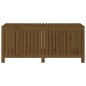 vidaXL Caja de almacenaje jardín madera pino marrón miel 147x68x64 cm vidaXL Caja de almacenaje jardín madera pino marrón miel 147x68x64 cm