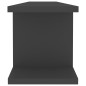 vidaXL Estantes de pared 2 uds madera contrachapada gris 90x18x20 cm vidaXL Estantes de pared 2 uds madera contrachapada gris 90x18x20 cm