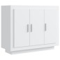 vidaXL Aparador de madera contrachapada blanco 92x35x75 cm vidaXL Aparador de madera contrachapada blanco 92x35x75 cm