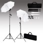 vidaXL Kit de iluminación de estudio con trípodes y sombrillas vidaXL Kit de iluminación de estudio con trípodes y sombrillas