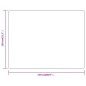 vidaXL Manta de poliéster marrón cacao 130x170 cm