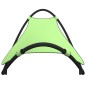 vidaXL Tumbona mecedora con ruedas acero y tejido textilene verde vidaXL Tumbona mecedora con ruedas acero y tejido textilene verde