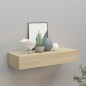 vidaXL Estante con cajón de pared MDF roble 60x23,5x10 cm vidaXL Estante con cajón de pared MDF roble 60x23,5x10 cm