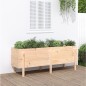 vidaXL Arriate elevado de jardín madera maciza de pino 160x50x57 cm vidaXL Arriate elevado de jardín madera maciza de pino 160x50x57 cm
