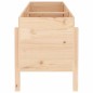 vidaXL Arriate elevado de jardín madera maciza de pino 160x50x57 cm vidaXL Arriate elevado de jardín madera maciza de pino 160x50x57 cm