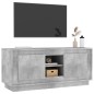vidaXL Mueble de TV madera contrachapada gris hormigón 102x35x45 cm vidaXL Mueble de TV madera contrachapada gris hormigón 102x35x45 cm