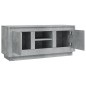 vidaXL Mueble de TV madera contrachapada gris hormigón 102x35x45 cm vidaXL Mueble de TV madera contrachapada gris hormigón 102x35x45 cm
