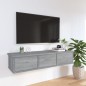 vidaXL Armario de pared madera contrachapada gris Sonoma 88x26x18,5 cm vidaXL Armario de pared madera contrachapada gris Sonoma 88x26x18,5 cm