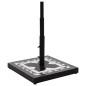 vidaXL Base de sombrilla cuadrada negro y blanco 12 kg vidaXL Base de sombrilla cuadrada negro y blanco 12 kg