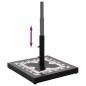 vidaXL Base de sombrilla cuadrada negro y blanco 12 kg vidaXL Base de sombrilla cuadrada negro y blanco 12 kg