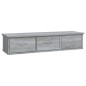 vidaXL Armario de pared madera contrachapada gris Sonoma 88x26x18,5 cm vidaXL Armario de pared madera contrachapada gris Sonoma 88x26x18,5 cm