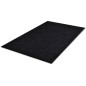 vidaXL Felpudo de PVC negro 117x220 cm