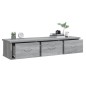 vidaXL Armario de pared madera contrachapada gris Sonoma 88x26x18,5 cm vidaXL Armario de pared madera contrachapada gris Sonoma 88x26x18,5 cm