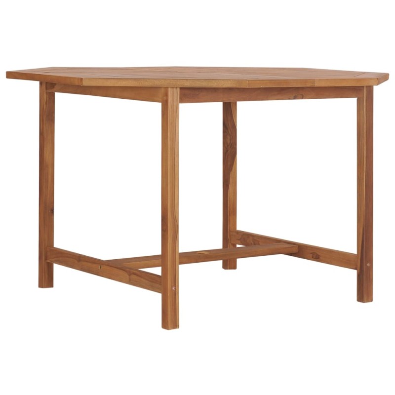 vidaXL Mesa de comedor de jardín madera maciza de teca 110x110x75 cm vidaXL Mesa de comedor de jardín madera maciza de teca 110x110x75 cm