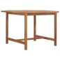 vidaXL Mesa de comedor de jardín madera maciza de teca 110x110x75 cm vidaXL Mesa de comedor de jardín madera maciza de teca 110x110x75 cm