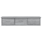 vidaXL Armario de pared madera contrachapada gris Sonoma 88x26x18,5 cm vidaXL Armario de pared madera contrachapada gris Sonoma 88x26x18,5 cm