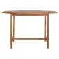 vidaXL Mesa de comedor de jardín madera maciza de teca 110x110x75 cm vidaXL Mesa de comedor de jardín madera maciza de teca 110x110x75 cm