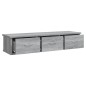 vidaXL Armario de pared madera contrachapada gris Sonoma 88x26x18,5 cm vidaXL Armario de pared madera contrachapada gris Sonoma 88x26x18,5 cm