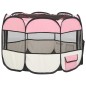 vidaXL Parque de perros plegable bolsa de transporte rosa 90x90x58 cm vidaXL Parque de perros plegable bolsa de transporte rosa 90x90x58 cm