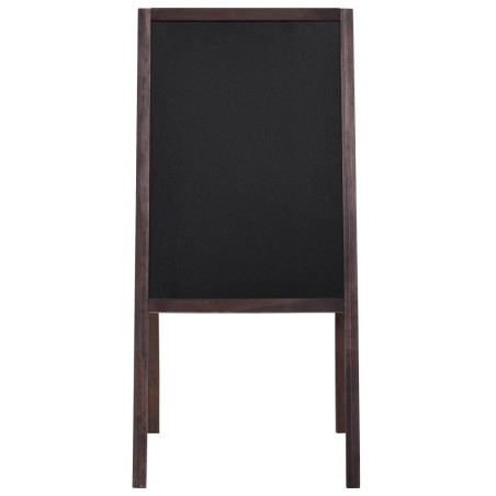 vidaXL Pizarra de pie de doble cara madera de cedro 40x60 cm