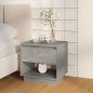 vidaXL Mesitas de noche 2 uds contrachapada gris hormigón 45x34x44 cm vidaXL Mesitas de noche 2 uds contrachapada gris hormigón 45x34x44 cm