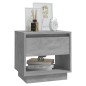 vidaXL Mesitas de noche 2 uds contrachapada gris hormigón 45x34x44 cm vidaXL Mesitas de noche 2 uds contrachapada gris hormigón 45x34x44 cm