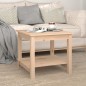 vidaXL Mesa de centro de madera maciza de pino 50x50x45 cm vidaXL Mesa de centro de madera maciza de pino 50x50x45 cm