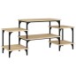 vidaXL Mueble para TV madera contrachapada roble Sonoma 117x35x52 cm vidaXL Mueble para TV madera contrachapada roble Sonoma 117x35x52 cm