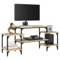 vidaXL Mueble para TV madera contrachapada roble Sonoma 117x35x52 cm vidaXL Mueble para TV madera contrachapada roble Sonoma 117x35x52 cm