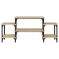 vidaXL Mueble para TV madera contrachapada roble Sonoma 117x35x52 cm vidaXL Mueble para TV madera contrachapada roble Sonoma 117x35x52 cm