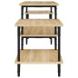 vidaXL Mueble para TV madera contrachapada roble Sonoma 117x35x52 cm vidaXL Mueble para TV madera contrachapada roble Sonoma 117x35x52 cm