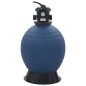 vidaXL Filtro de arena de piscina válvula de 6 posiciones azul 560 mm vidaXL Filtro de arena de piscina válvula de 6 posiciones azul 560 mm