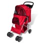 vidaXL Cochecito para perros rojo vidaXL Cochecito para perros rojo