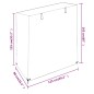 vidaXL Funda para banco balancín 8 ojales polietileno 125x90x135/165cm vidaXL Funda para banco balancín 8 ojales polietileno 125x90x135/165cm