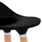 vidaXL Taburetes de cocina 2 unidades negro vidaXL Taburetes de cocina 2 unidades negro