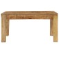 vidaXL Mesa de centro de madera de mango maciza 80x80x40 cm vidaXL Mesa de centro de madera de mango maciza 80x80x40 cm
