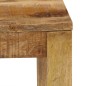 vidaXL Mesa de centro de madera de mango maciza 80x80x40 cm vidaXL Mesa de centro de madera de mango maciza 80x80x40 cm