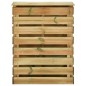 vidaXL Compostador de láminas madera de pino impregnada 80x50x100 cm vidaXL Compostador de láminas madera de pino impregnada 80x50x100 cm