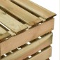 vidaXL Compostador de láminas madera de pino impregnada 80x50x100 cm vidaXL Compostador de láminas madera de pino impregnada 80x50x100 cm