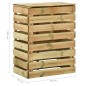 vidaXL Compostador de láminas madera de pino impregnada 80x50x100 cm vidaXL Compostador de láminas madera de pino impregnada 80x50x100 cm