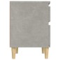 vidaXL Mesitas de noche 2 unidades gris hormigón 40x35x50 cm vidaXL Mesitas de noche 2 unidades gris hormigón 40x35x50 cm